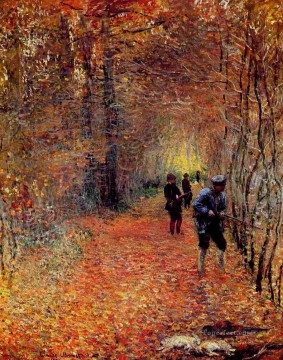 Claude Monet Painting - Caza también conocido como The Shoot Claude Monet